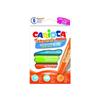 Carioca Temperello Poster Marker Non-permanent for Wood, Cardboard Fluorescent Green, Fluorescent Yellow, Fluorescent Orange, Fluorescent Pink, Fluorescent Blue, …