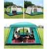 Cort de exterior Două camere și o cameră de zi 4 până la 6 persoane Cort de camping cu ploaie groasă