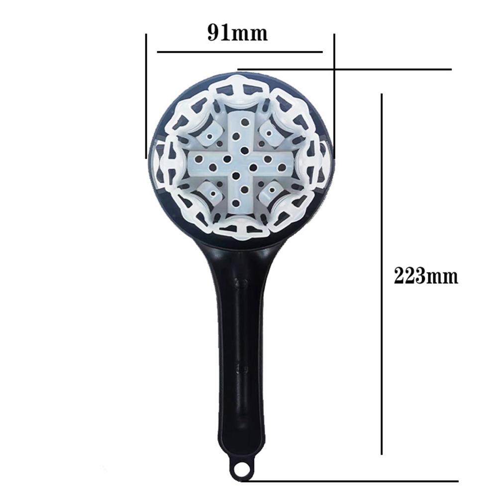 51/58mm Coffee Grinder Brush Professional Coffee Machine Washing Brush Removable Comfortable Grip Double-end for Coffee Shop Bar