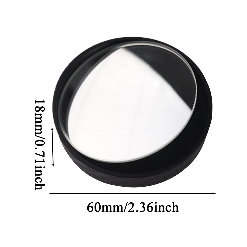 Car Blind Spot Mirror 360-Degree Rotation Mirror For Car Rainproof Accessories With 150-Degree Angle View For Monitor Rearview