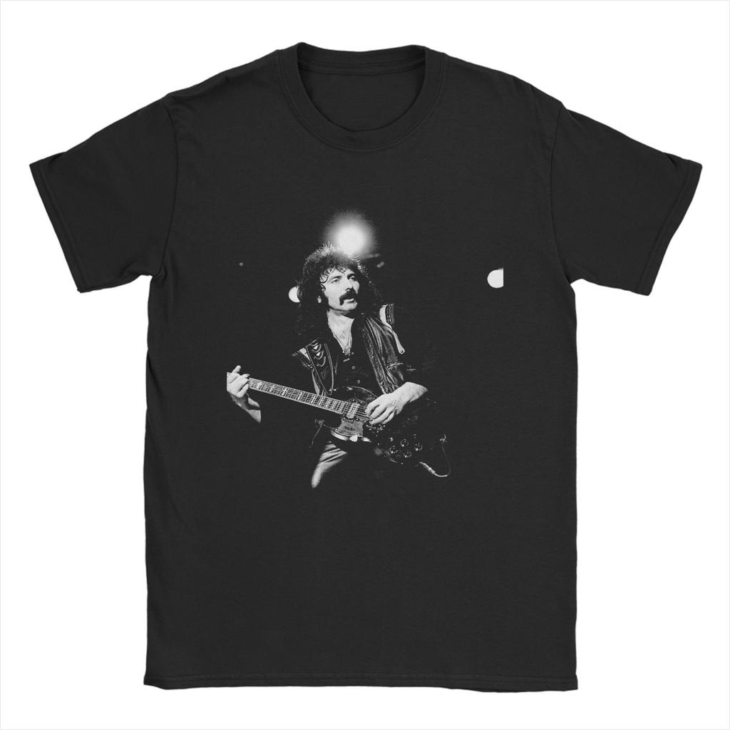 Novelty Space Black Tours Black-Sabbathed T-Shirts for Men Crew Neck Pure Cotton T Shirts Short Sleeve Tees Gift Clothes