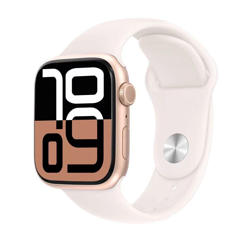 Apple Watch Series 10 GPS 42/46MM Aluminum Dial with Silicone Sports Strap