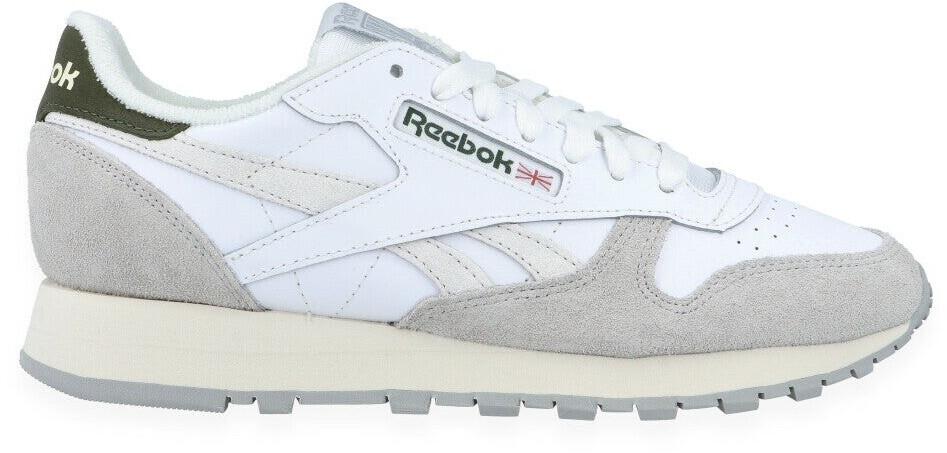 Кроссовки Reebok Classic Leather белый/стильный туман/чистый серый