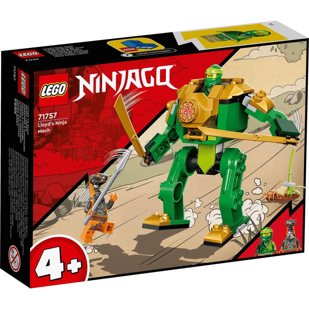 LEGO Ninjago Ninja Mecha Suit 71757 Toy Block Present Robot Ninja Ninja Boys Ages 4 and Up Lloyd's