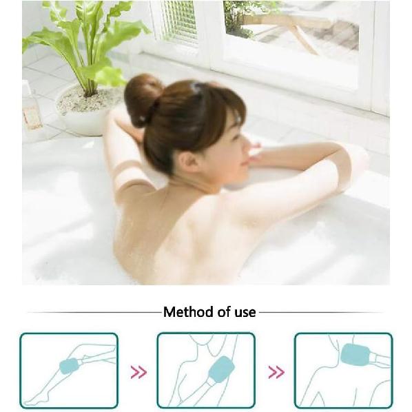 Bath and Shower Loofah Sponge Set of 3, Non-Toxic, Soft Terry Cloth, Cute Animal Design (Rabbit/Duck/Bear)