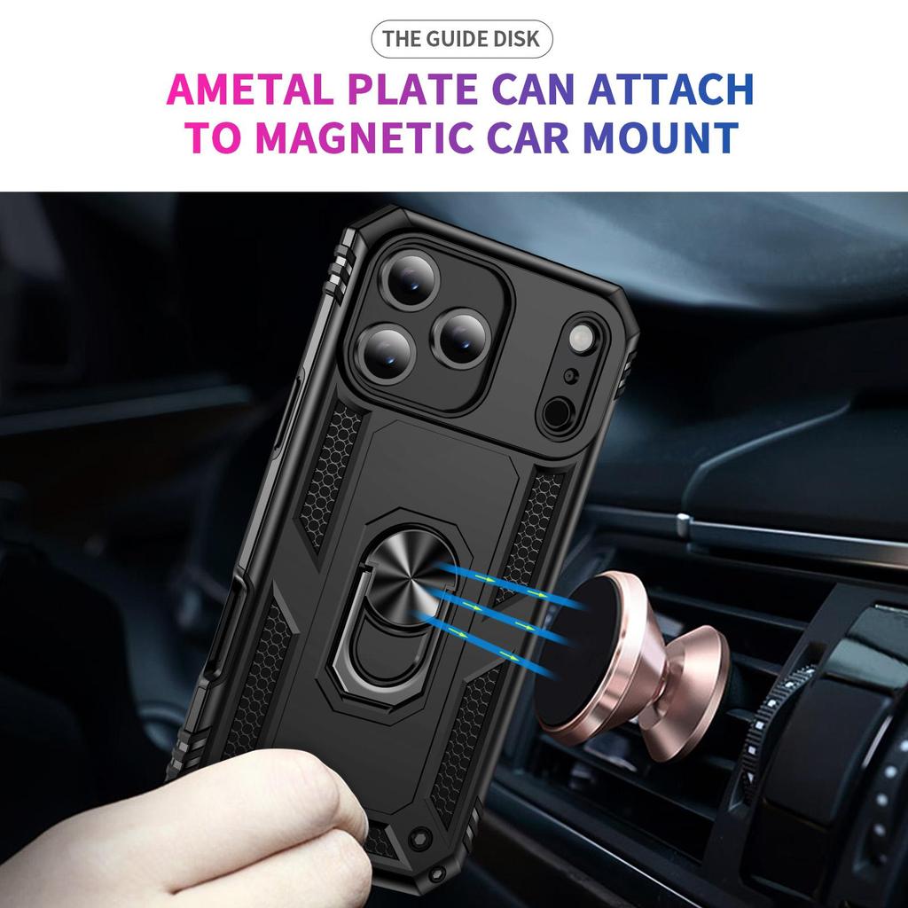 For iPhone 17 Promax 16 15 14 13 Pro Max Cases Phone Cover Shockproof Case Kickstand Ring Magnetic Cover