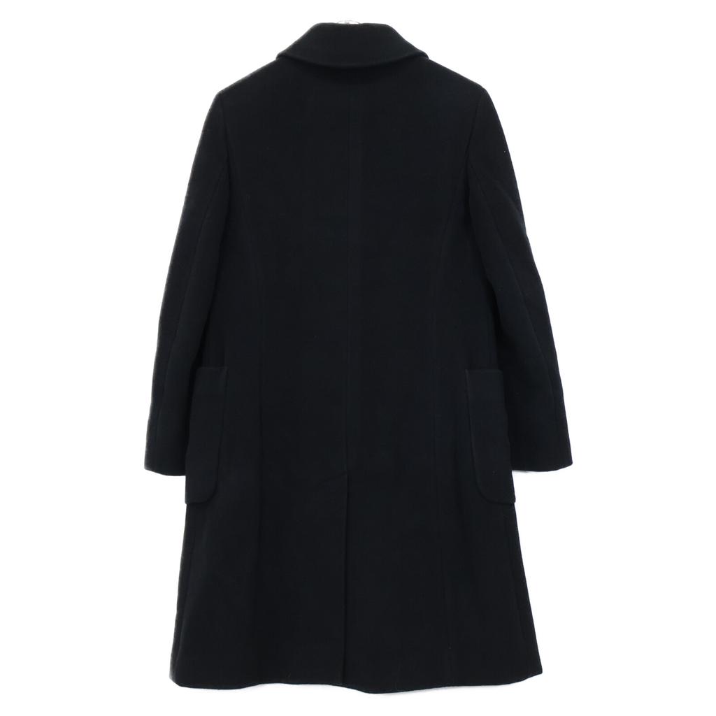 MAX&Co. Navy wool angora soutien collar coat coat 36 blackUsed