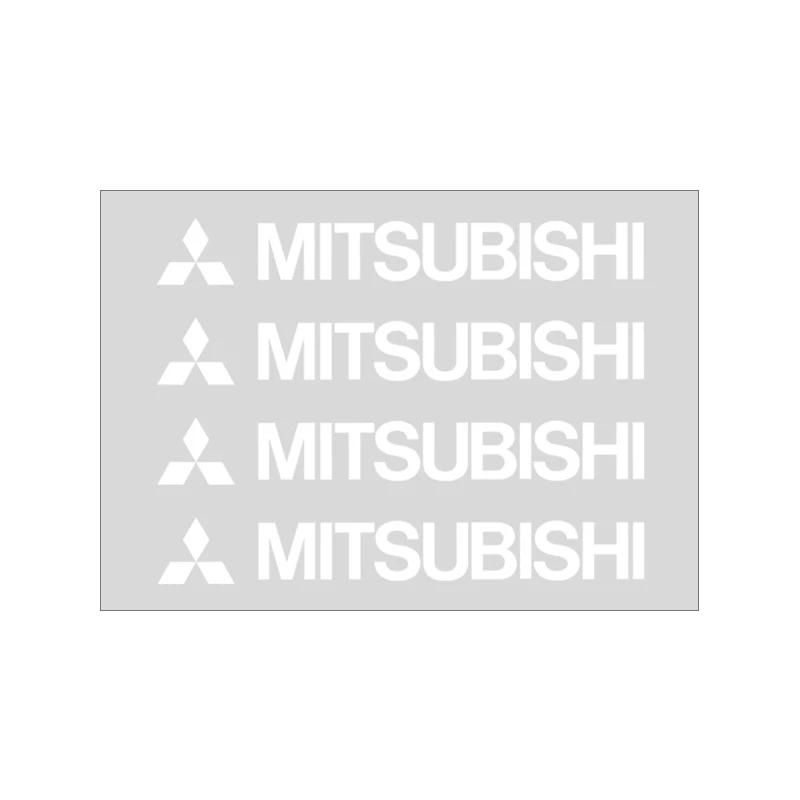 

Car Door Handle Stickers Tire Rear View Mirror Decals Decoration Emblem For Mitsubishi Lancer ASX Mirage Pajero Sport Xpander белый
