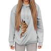 Women's Hoodie, Pet Bag, Sports Shirt, Pet Cat And Dog Pocket Holder, Top