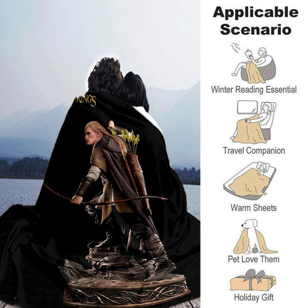 1pc Arwen Evenstar Lord of the Rings Flannel Blanket Soft Warm Throw for Home, Office, Travel, All-Season Cozy Bedding GiftL1128