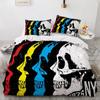 3D Skull Bedding Sets Duvet Quilt Cover Set Comforter Bed Linen Pillowcase King Queen Full Double Home Texitle