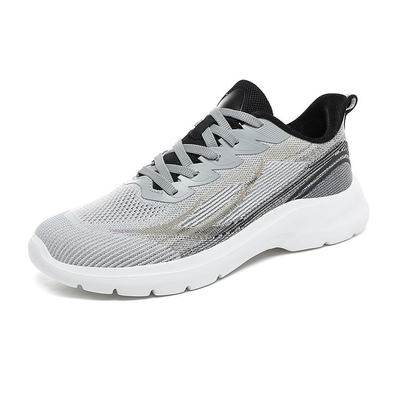 

Мужская обувь большого размера повседневная дышащая спортивная обувь для бега из сетки с плетением муха , студенческая повседневная обувь, модная обувь 48