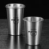 304 Stainless Steel Metal Cup Beer Cups Stackable Pint Cups Portable Drinkware Whisky Wine Glass Outdoor Pint Glasses