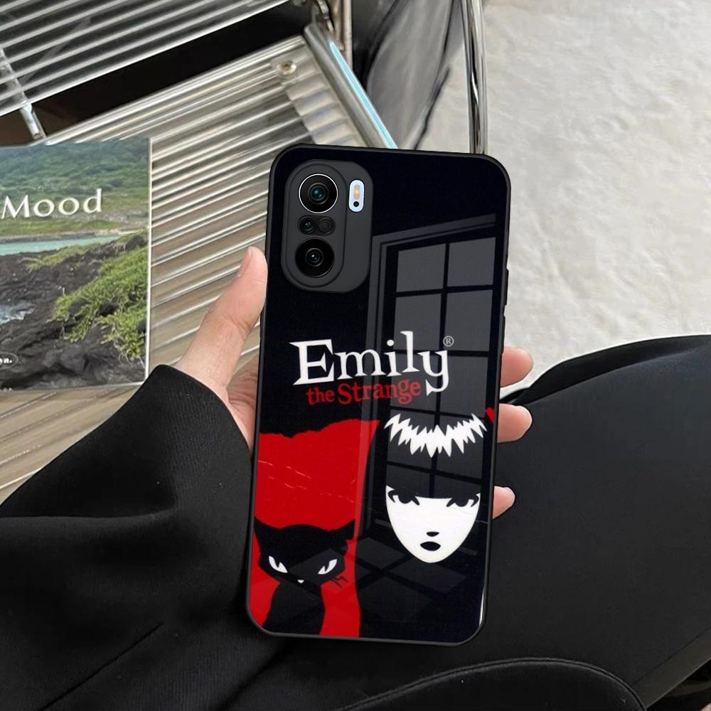 Emily The Strange Phone Case for Xiaomi Redmi Note 14 13 12 11 Ultra Pro Lite 5G toughened glass Cover