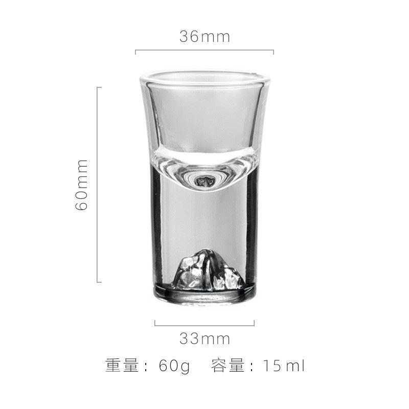 

Creative High End Baijiu Set Crystal Glass Ice Blue Wine Cup Gift Box Home Use