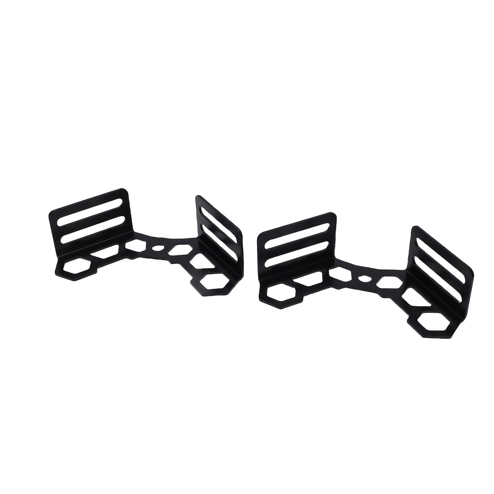 

2pcs Truck Bed Rail Corner Gussets Steel Front Bed Tie Down Mounting Bracket Replacement for 2005-2015