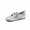 New Versatile Flat-bottomed Comfortable Casual Shallow Mouth Single Shoes Women's 2025 Autumn French Ballet Mary Jane Shoes Women's