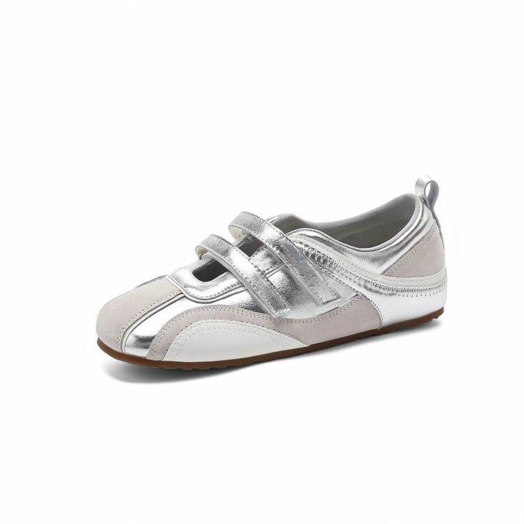 New Versatile Flat-bottomed Comfortable Casual Shallow Mouth Single Shoes Women's 2025 Autumn French Ballet Mary Jane Shoes Women's