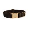 Dark Brown Velvet Dog Collar And Leash Set For Dogs Custom Engraved Nameplate Pet Supplies Dog Leash Velvet11