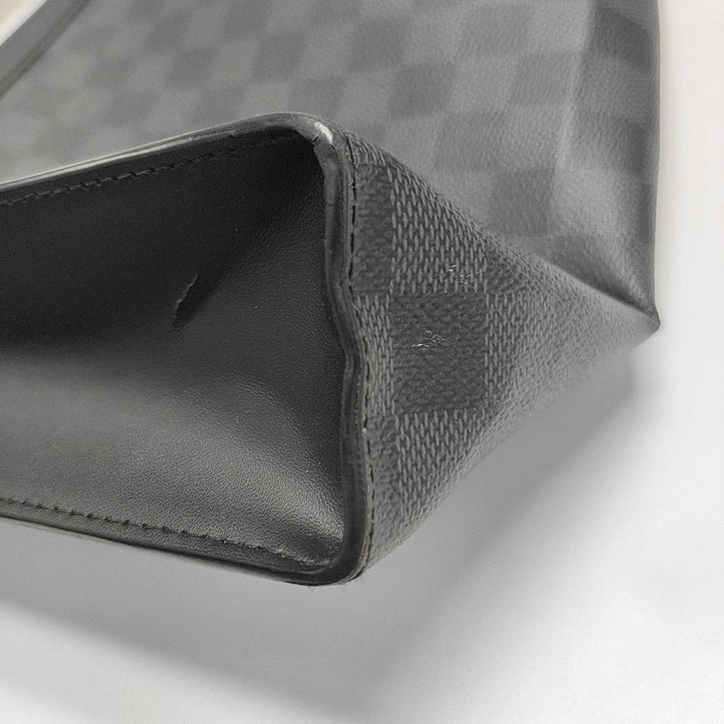 [Pre-Owned] Louis Vuitton Pochette Voyage MM 'Black Damier Graphite Canvas' - Very Good #HGF4N7