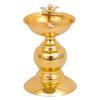 Anti-slip Butter Lamp Holder Exquisite Oil Dish Ornaments Vintage Zinc Zinc Alloy Oil Lamp  Lamp Decor