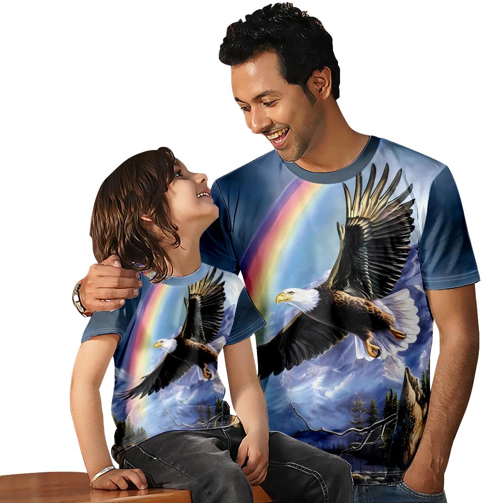 Cool Eagle Men Shirts Regular Men Dad Apparel