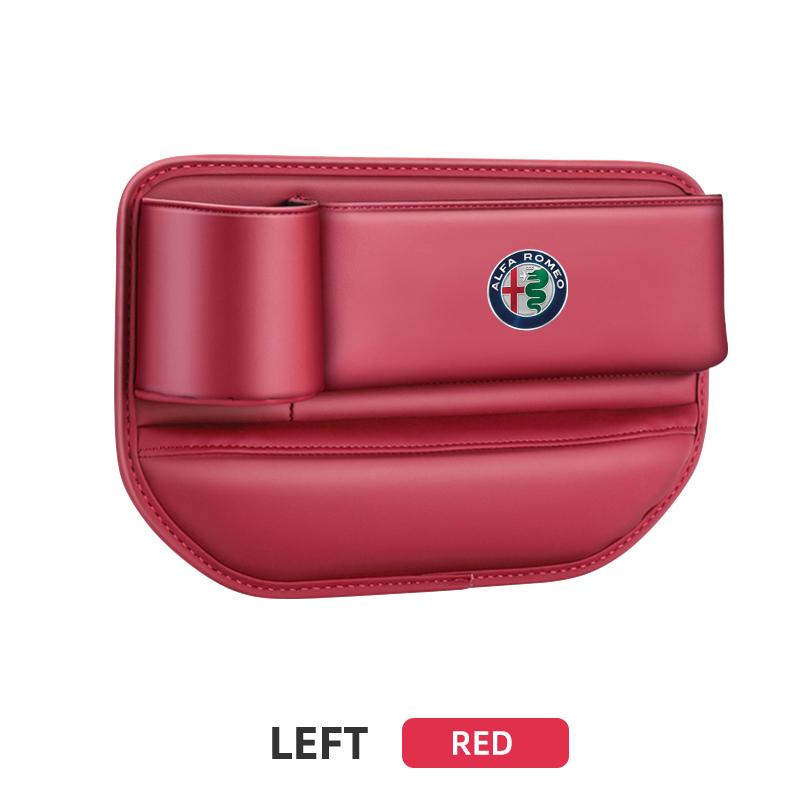 Car Seat Gap Organizer Multifunction Storage Box Cup Pocket For Alfa Romeo 159 Mito Stelvio Brera Spider Giulietta Giulia