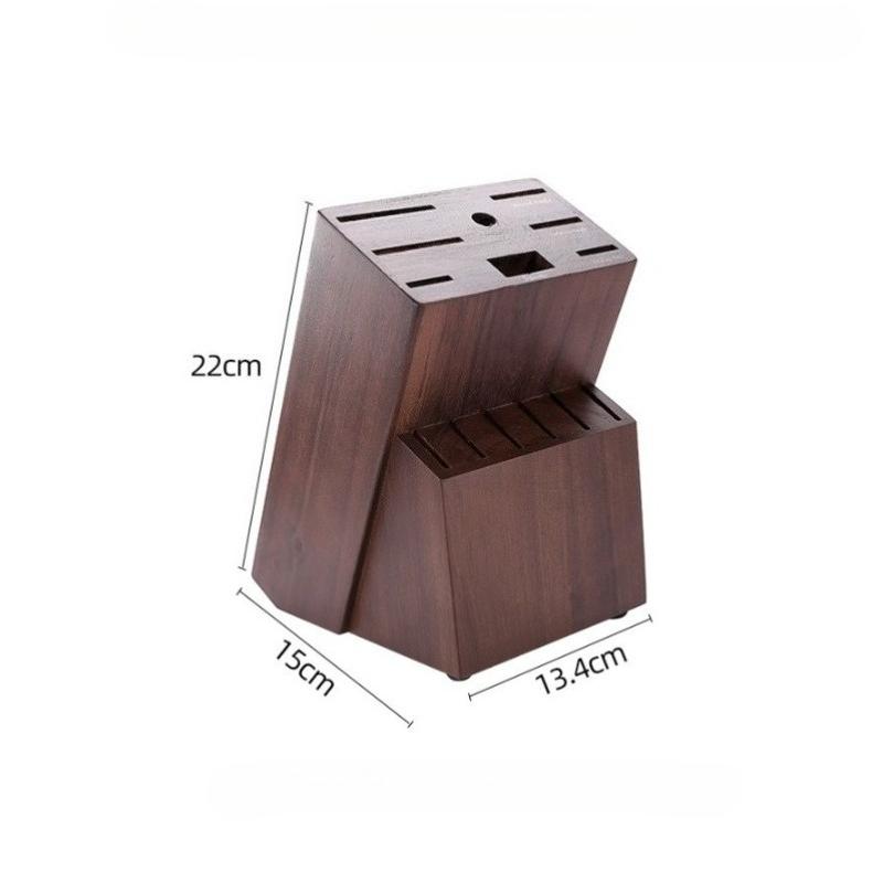 1 Stück Küchenmesser Aufbewahrungshalter Massivholz Messerständer Heim Desktop Messer Aufbewahrungsständer Stabiler Messerhalter