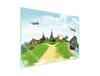 Glass Protective Plate for the Stove 70x52 City