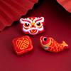 Cute Spring Festival Pin Lapel New Year Badge Creative Chinese Style Pin  Girl