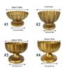 Elegant Iron Compote Bowl Vases Set of 2 Vintage Designs Accessory for Wedding Centerpieces And Home Decoration