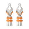 Bohemian Ethnic Style Long Beaded Tassel Drop Earrings