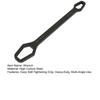 Universal Self Tightening Wrench High Carbon Steel Adjustable Wrench with Long Handle Car Bike Repairs Multi-Angle Fastener Tool