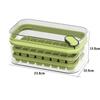 Multifuctional Ice Cube Molds Silicones Ice Mould Food Grade Mold Square Container Cold Drink Set Button Press Gather Ice Maker