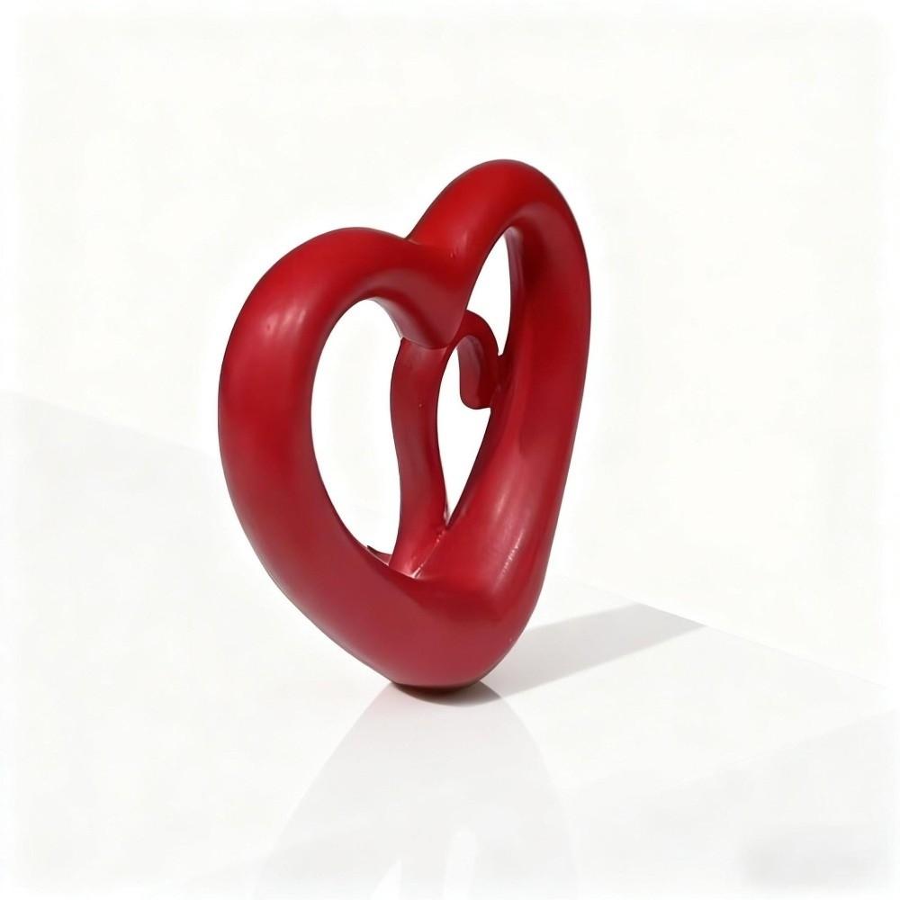 Handicraft Valentine's Day Love Ornament 3D Double Hollow Heart Models  Desk Decor