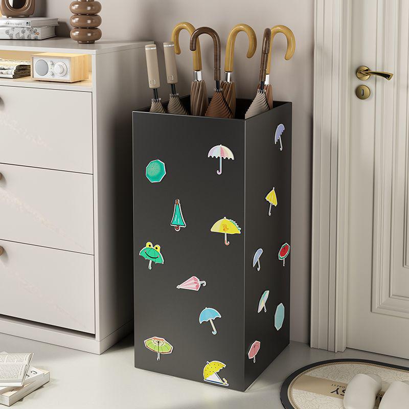 Entryway Umbrella Stand Rack - Cute Umbrella Storage for Doorway Medium White