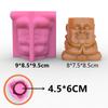 3D Silicone Molds Smiley Stump Silica Gel Mould Succulent Plant Pot Home Decor DIY Cactus Plaster Clay Resin Craft Tools