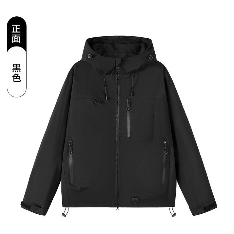 Spring and Autumn New Three-proof Technology Outdoor Travel Waterproof Workwear Casual Hooded Jacket