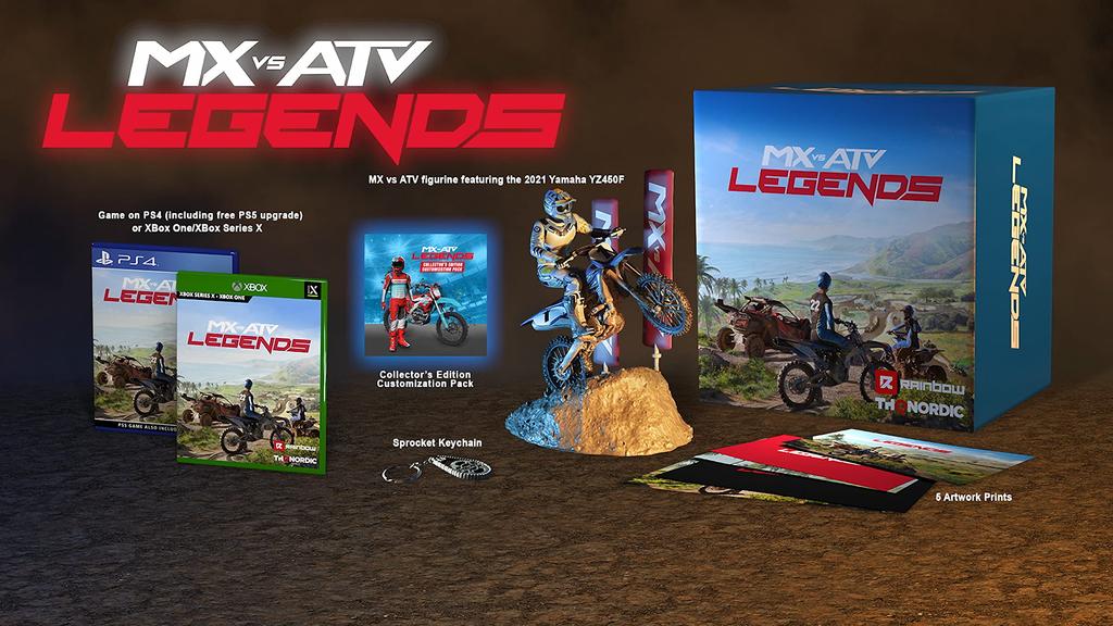MX vs ATV Legends Edition North PS4 Collector's (Import version America) -