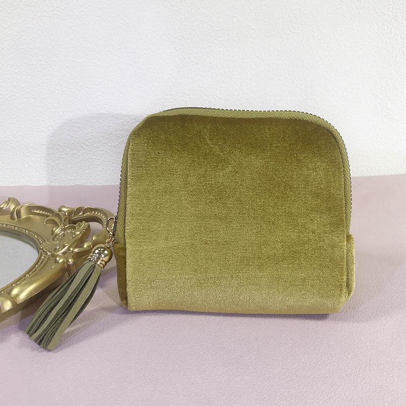 1 portable jewelry multi-layer collection lightweight luxury zipper storage bag with multiple compartments 14 * 12.5 * 3.5cm