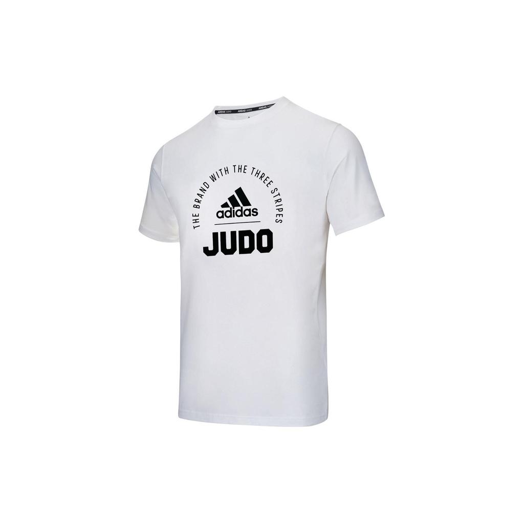 adidas Letter Print Running Sports Casual Crew Neck Short Sleeve T-Shirt American Vintage Men Tops White Black ADICLTS21J-WB