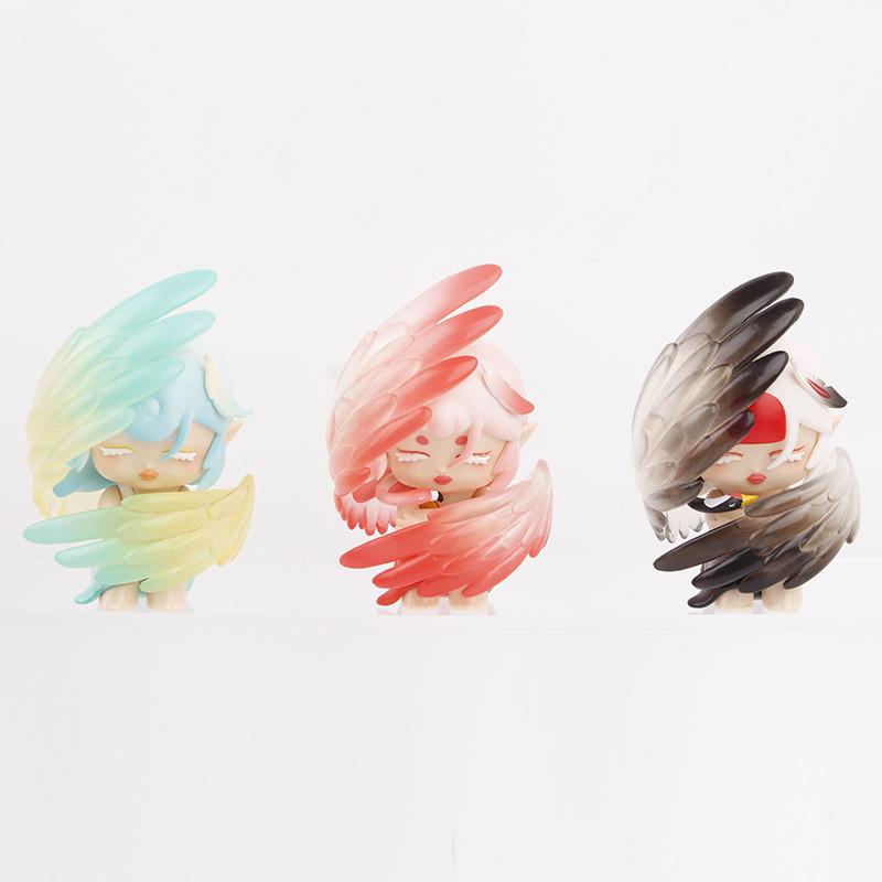 Artistic 6 Designs Mythical Bird Pvc Action Figures Parrots Blind Box Model Decorations