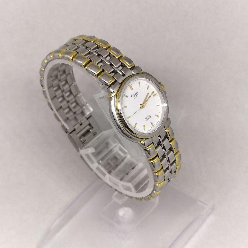 Used Battery replaced / 1989 Citizen EXCEED Ladies Vintage