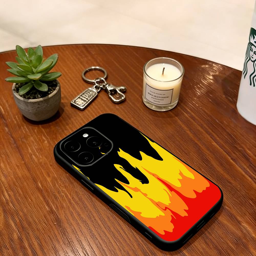 

Fire Phone Case For iPhone 17, 16,15,14,13,12,11 Plus,Pro Max, Others Soft Black Cover iPhone13Pro