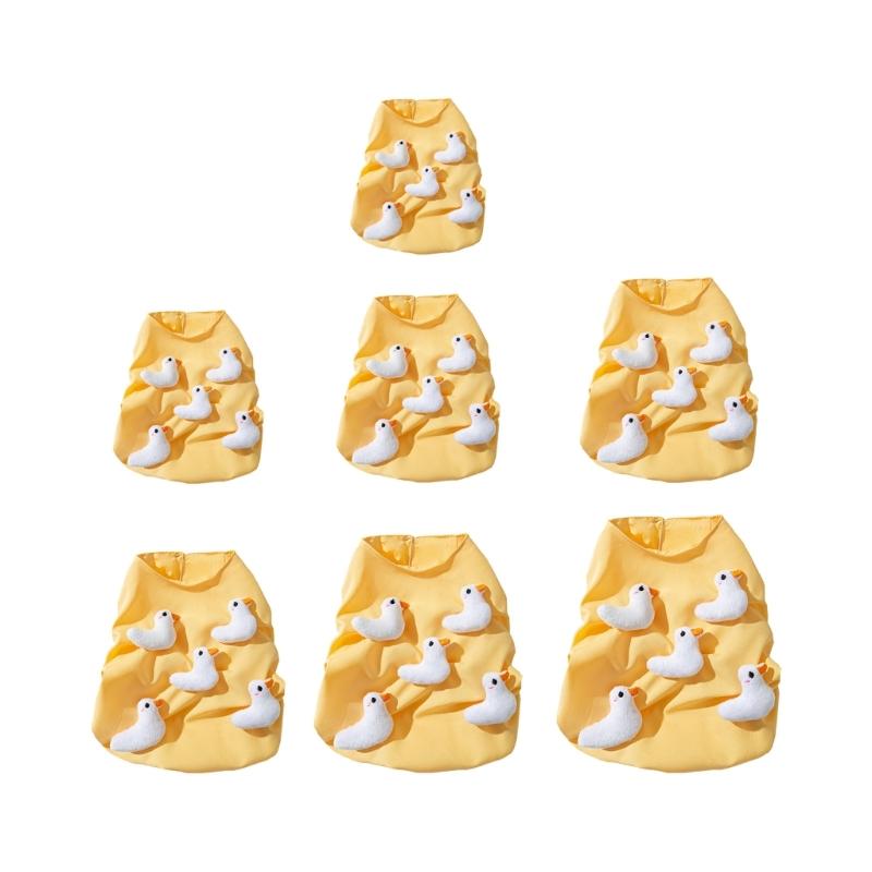 Girl Dog Clothes Vest T-Shirt Costume Apparel for Birthday Party Puppy Holiday Party Costumes