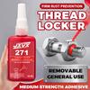 Threadlocker 243/271 Blue Anaerobic Adhesive Sealant Thread Sealant Medium/High Strength Removable