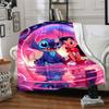 1pc S-Stitch7 Blanket, Gift, for Men and Women, Soft Blanket, Good for Sofa Bed Couch Travel, Lightweight Flannel Blanket