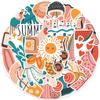 39 Cartoon Summer Fresh Graffiti Stickers DIY Decorative Suitcase Pen Guitar Notebook Waterproof and Non-invasive
