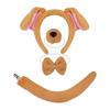 Halloween Animal Ears and Tail Set Holiday Masquerade Pig Costume Props  for Kids and Adults