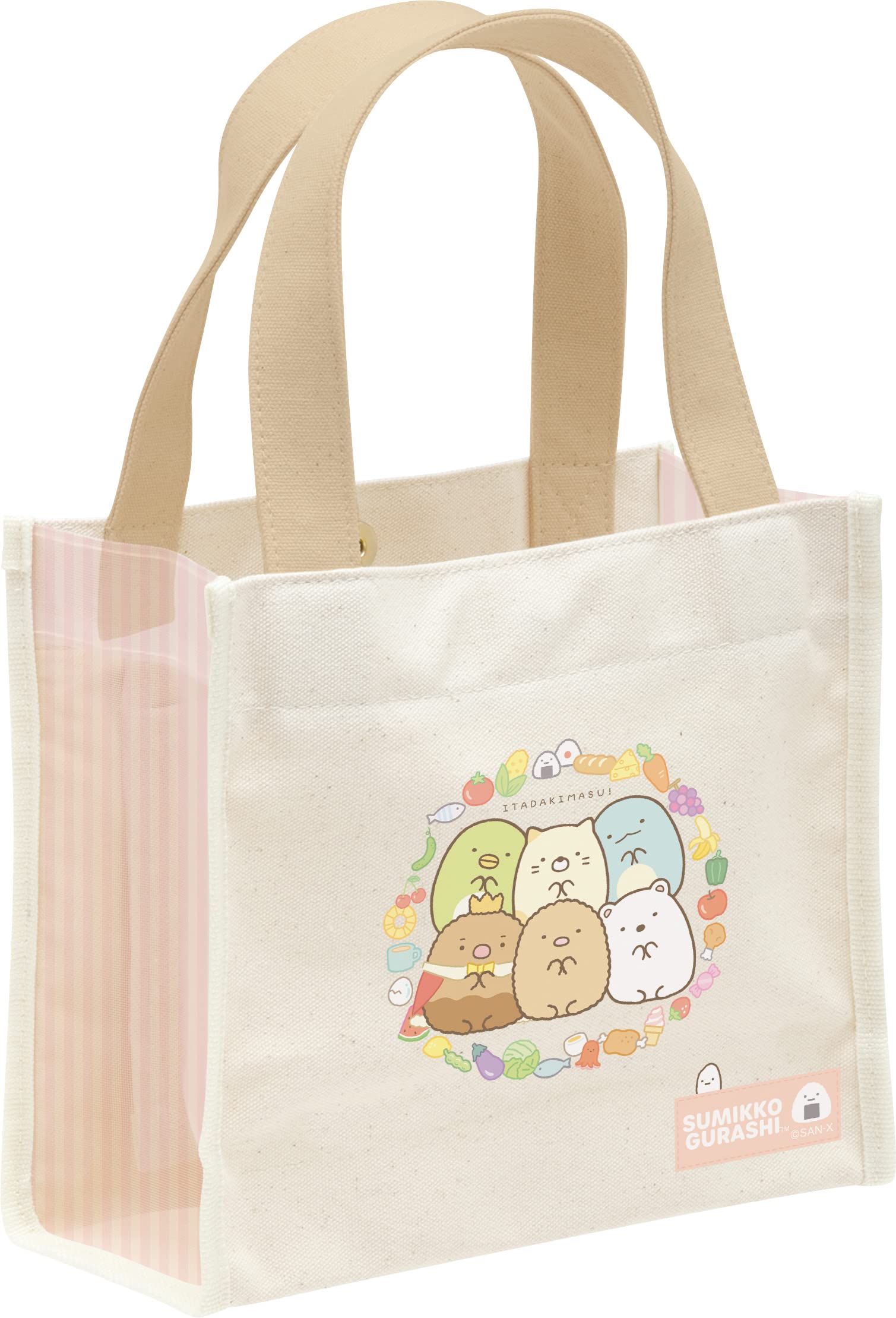 

CA36401 Sumikko Gurashi Food Mini Tote Bag Welcome! Королевство